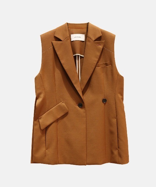IRENE アイレネ　Summer Wool Gilet ジレベストベスト IRENE（アイレネ）の「Summer Wool Gilet（ベスト）」 - WEAR