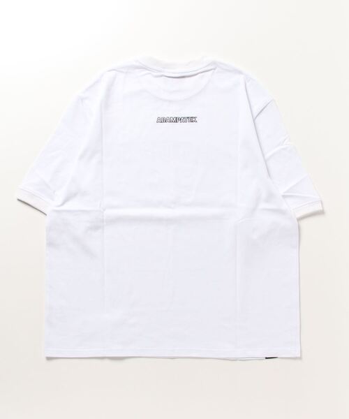 ADAM PATEK(アダムパテック)の「【ADAMPATEK/アダムパテック】groupie college Logo looose TビッグシルエットTシャツ(Tシャツ/カットソー・レディース・ホワイト/グレー/ブラック・1/2/3)」の11枚目の写真
