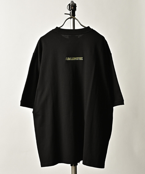 ADAM PATEK(アダムパテック)の「【ADAMPATEK/アダムパテック】groupie college Logo looose TビッグシルエットTシャツ(Tシャツ/カットソー・レディース・ホワイト/グレー/ブラック・1/2/3)」の7枚目の写真