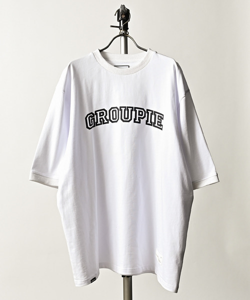ADAM PATEK(アダムパテック)の「【ADAMPATEK/アダムパテック】groupie college Logo looose TビッグシルエットTシャツ(Tシャツ/カットソー・レディース・ホワイト/グレー/ブラック・1/2/3)」の12枚目の写真