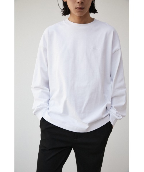 AZUL by moussy(アズールバイマウジー)の「BIG HEAVY WEIGHT Tシャツ/ビッグヘビーウェイトT(Tシャツ/カットソー・メンズ・ホワイト/ブラック/ブルー・FREE)」の2枚目の写真