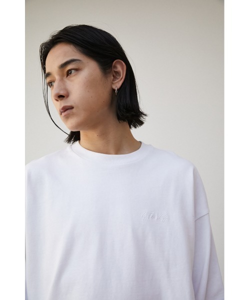 AZUL by moussy(アズールバイマウジー)の「BIG HEAVY WEIGHT Tシャツ/ビッグヘビーウェイトT(Tシャツ/カットソー・メンズ・ホワイト/ブラック/ブルー・FREE)」の4枚目の写真