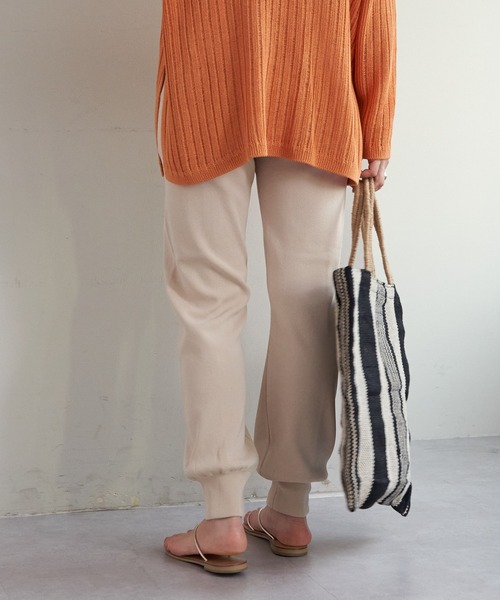 SHENERY（シーナリー）の「ニットジョガーパンツ（その他パンツ・レディース・ライトグレー/アイボリー・FREE）」の19枚目の写真