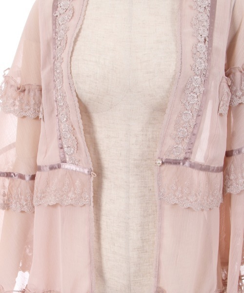 axesfemme揚柳シフォンレースショール Amazon | [アクシーズファム] 楊柳シフォンレースショール