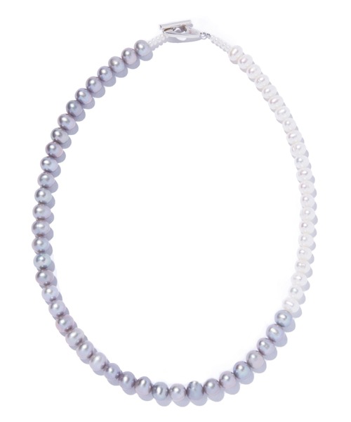 IRIS47（イリスフォーセブン）の「【IRIS 47】aura double necklace　※（ネックレス・レディース・グレー・FREE）」の3枚目の写真