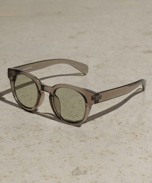 MAISON SPECIAL(メゾンスペシャル)の「【WEB限定】《ユニセックスアイテム》ノーズパットインテグレイテッドウェリントンサングラス【MAISON SPECIAL/メゾンスペシャル】(サングラス・メンズ・ブルー/グレー/ライトグレー/ブラック/ブラウン・FREE)」の1枚目の写真