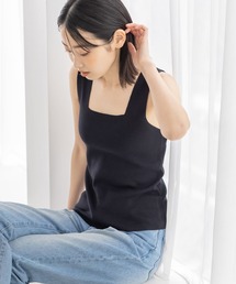 LAKOLE | 12Gスクエアタンクトップ / 188386(ニット/セーター)