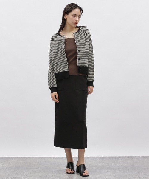 LAKOLE（ラコレ）の「12Gスクエアタンクトップ / 188386（ニット/セーター・レディース・ブラウン系その他/ベージュ/ブラック/ライトイエロー/クリーム/オフホワイト/スカイブルー・MEDIUM/SMALL）」の15枚目の写真