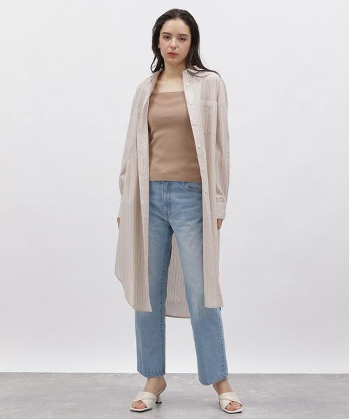 LAKOLE（ラコレ）の「12Gスクエアタンクトップ / 188386（ニット/セーター・レディース・ブラウン系その他/ベージュ/ブラック/ライトイエロー/クリーム/オフホワイト/スカイブルー・MEDIUM/SMALL）」の18枚目の写真