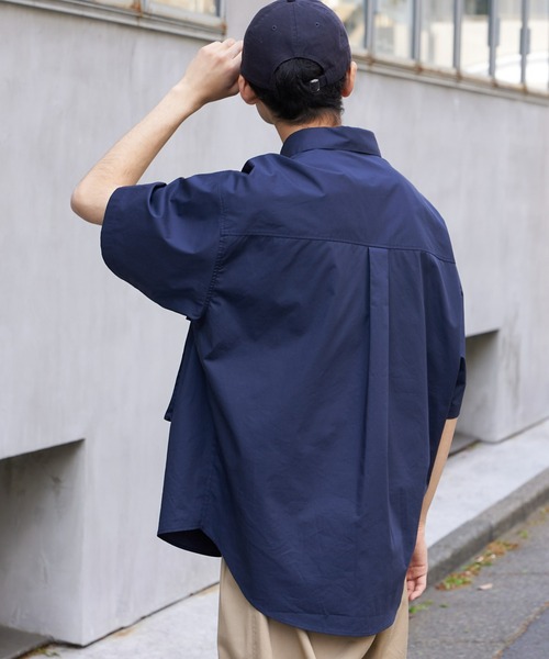 CIAOPANIC TYPY(チャオパニックティピー)の「ブロードビッグポケットビッグシャツ(シャツ/ブラウス・メンズ・ネイビー/ベージュ/グリーン系その他・MEDIUM/LARGE)」の22枚目の写真