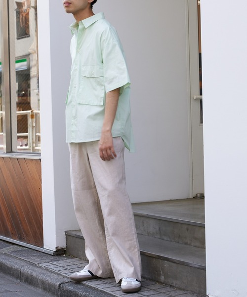 CIAOPANIC TYPY(チャオパニックティピー)の「ブロードビッグポケットビッグシャツ(シャツ/ブラウス・メンズ・ネイビー/ベージュ/グリーン系その他・MEDIUM/LARGE)」の16枚目の写真