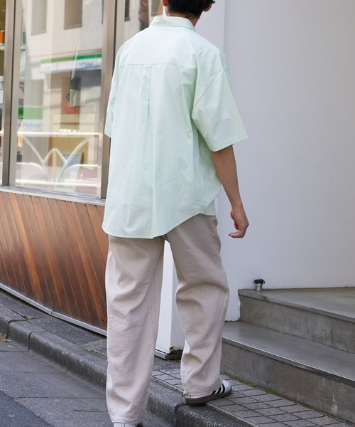 CIAOPANIC TYPY(チャオパニックティピー)の「ブロードビッグポケットビッグシャツ(シャツ/ブラウス・メンズ・ネイビー/ベージュ/グリーン系その他・MEDIUM/LARGE)」の18枚目の写真