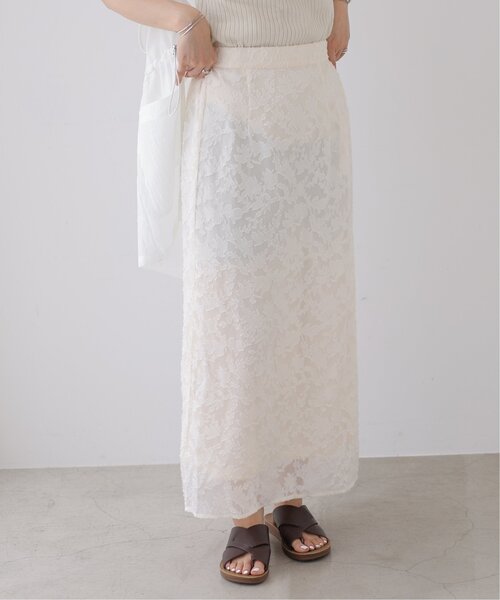 frames RAY CASSIN（フレームスレイカズン）の「シアージャガードナロースカート（スカート・レディース・キナリ/ブルー/ブラック・FREE）」の16枚目の写真