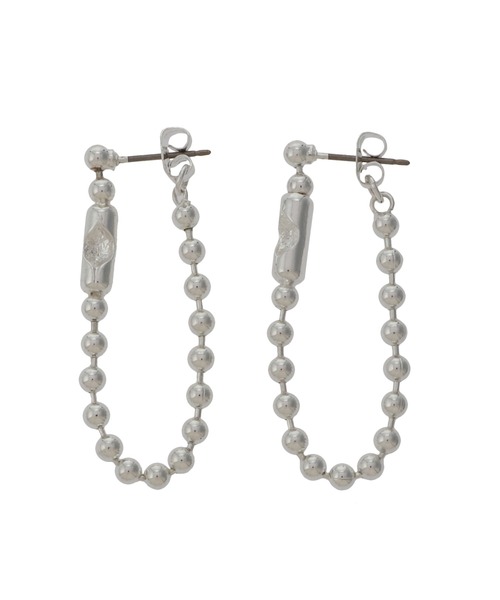 PAMEO POSE（パメオポーズ）の「925 Drop Ball Chain Pierce（ピアス（両耳用）・レディース・シルバー・FREE）」の4枚目の写真