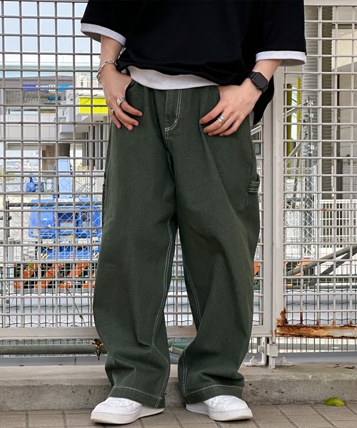 ★m♡0708さま専用★MONCLER　カットオフワイドデニムパンツsize44 DE-MONKER（WOMEN）: デニムショートパンツ｜ディーゼル（DIESEL