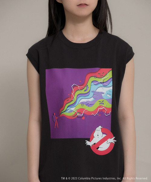 Uiscel（ユイセル）の「Uiscel　『Ghostbusters』ノースリーブTシャツA（Tシャツ/カットソー・レディース・ブラック・MEDIUM/LARGE）」の6枚目の写真