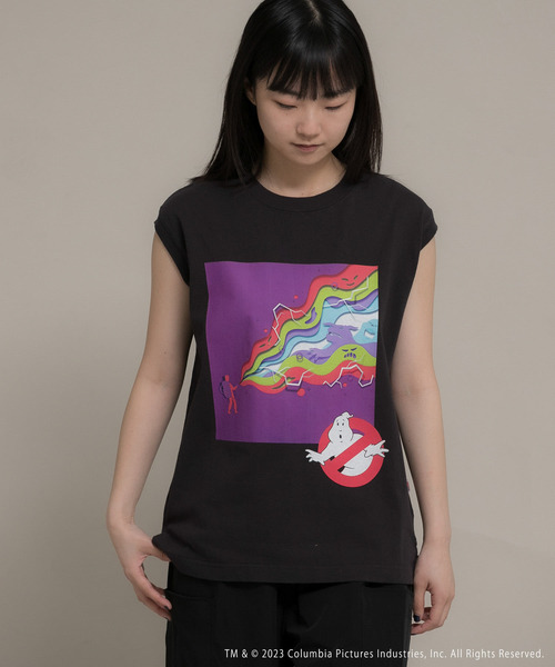 Uiscel（ユイセル）の「Uiscel　『Ghostbusters』ノースリーブTシャツA（Tシャツ/カットソー・レディース・ブラック・MEDIUM/LARGE）」の7枚目の写真