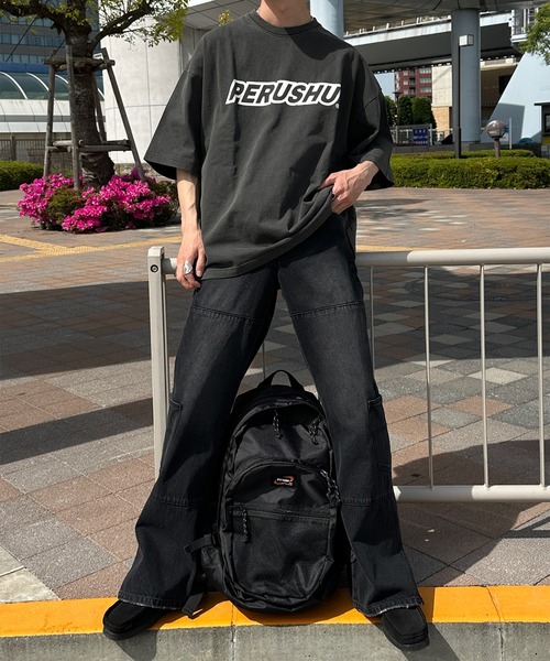 Perushu(ペルーシュ)の「Perushuバックパック(バックパック/リュック・メンズ・オリーブ/ブラック・FREE)」の3枚目の写真