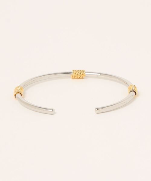 SHENERY（シーナリー）の「【WEB限定】メタルゴールドポイントバングル（バングル/リストバンド・レディース・シルバー・FREE）」の8枚目の写真