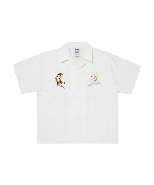 LEGENDA（レジェンダ）の「レジェンダ THE LAND OF スーベニア スカ シャツ / LEGENDA THE LAND OF LEGENDS Souvenir SKA Shirt（Tシャツ/カットソー・メンズ・ホワイト/ブラック・FREE）」の13枚目の写真