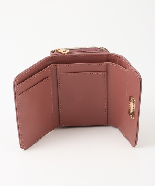 Honeys(ハニーズ)の「金具ジップウォレット(財布・レディース・ピンク/ブラック/グレイッシュベージュ/ミント・FREE)」の21枚目の写真