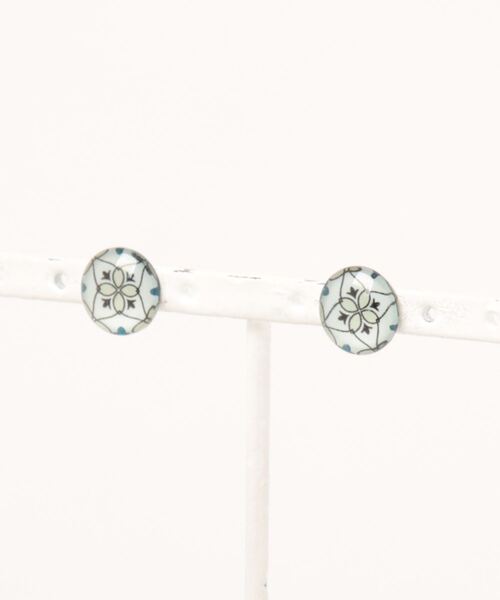 tone（トーン）の「【Milimili】ガラスタイルピアス（ピアス（両耳用）・レディース・H/I/J/C/D/E/F/G/A/B/K・FREE）」の3枚目の写真