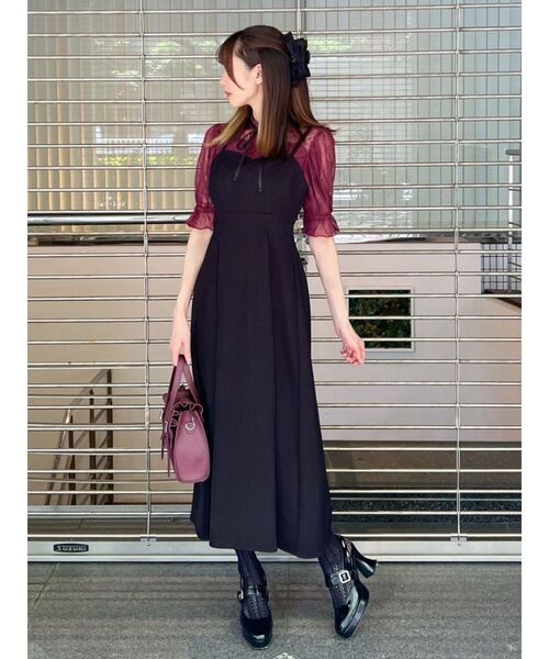 EATME（イートミー）の「ベロアリボンバンスクリップ（バレッタ/ヘアクリップ・レディース・ブラック・FREE）」の5枚目の写真