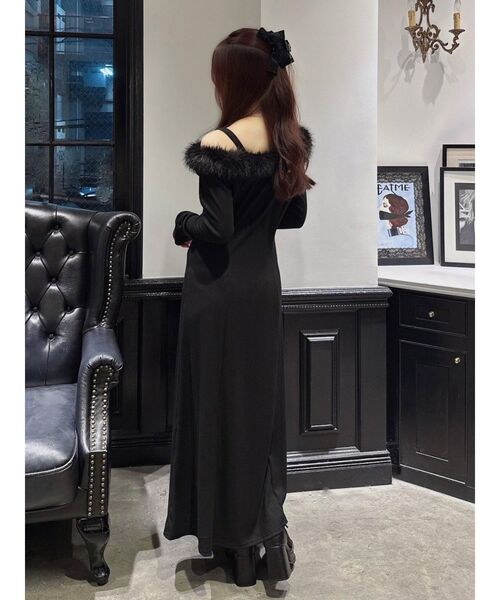 EATME（イートミー）の「ベロアリボンバンスクリップ（バレッタ/ヘアクリップ・レディース・ブラック・FREE）」の3枚目の写真