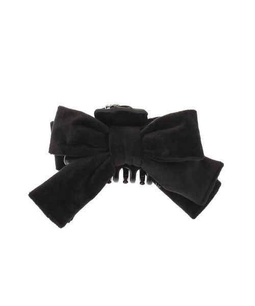 EATME（イートミー）の「ベロアリボンバンスクリップ（バレッタ/ヘアクリップ・レディース・ブラック・FREE）」の8枚目の写真