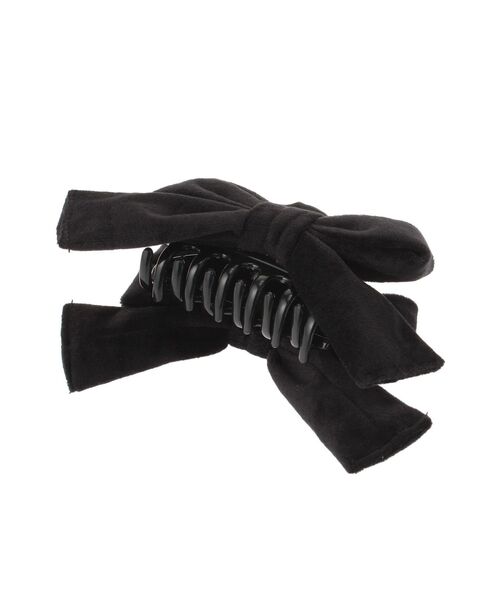 EATME（イートミー）の「ベロアリボンバンスクリップ（バレッタ/ヘアクリップ・レディース・ブラック・FREE）」の17枚目の写真