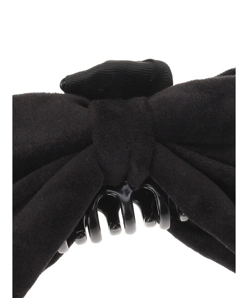 EATME（イートミー）の「ベロアリボンバンスクリップ（バレッタ/ヘアクリップ・レディース・ブラック・FREE）」の18枚目の写真