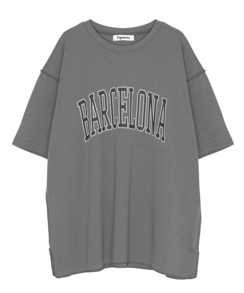 Figments(フィグメンツ)の「BARCELONA Tシャツ(Tシャツ/カットソー・レディース・ダークグレー/ブラック・FREE)」の20枚目の写真