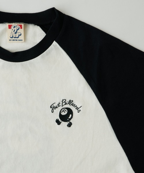 WHO'S WHO gallery(フーズフーギャラリー)の「COOPER FACTビリヤードラグラン半袖ビッグTEE(Tシャツ/カットソー・レディース・ブラック×ホワイト/ブラック×グレー/ネイビー×ホワイト・FREE)」の13枚目の写真