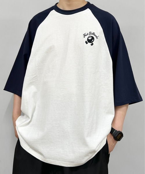 WHO'S WHO gallery(フーズフーギャラリー)の「COOPER FACTビリヤードラグラン半袖ビッグTEE(Tシャツ/カットソー・レディース・ブラック×ホワイト/ブラック×グレー/ネイビー×ホワイト・FREE)」の22枚目の写真