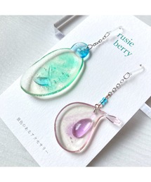【rusieberry】湖畔の煌めき 揺れるピアス(MA)