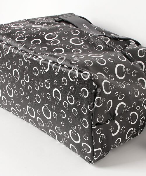 CECIL McBEE(セシルマクビー)の「MONOGRAM SERIES ボストンL(ボストンバッグ・レディース・ブラック/ホワイト・F)」の3枚目の写真