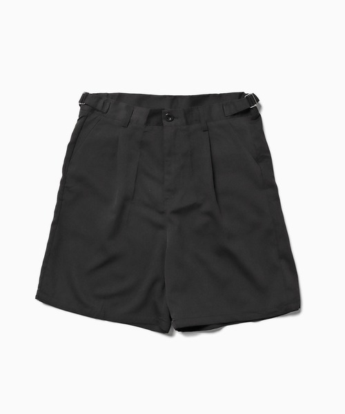 Theater code（シアターコード）の「tuck short/タックショーツ（スラックス・メンズ・ブラック/ダークグレー・S/M/L）」の9枚目の写真