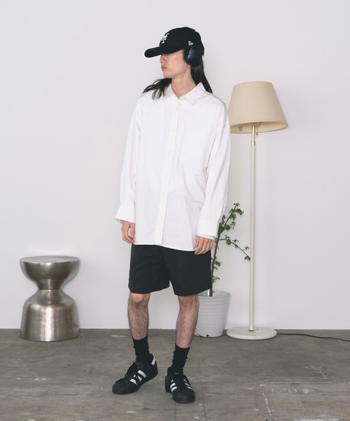 Theater code（シアターコード）の「tuck short/タックショーツ（スラックス・メンズ・ブラック/ダークグレー・S/M/L）」の15枚目の写真