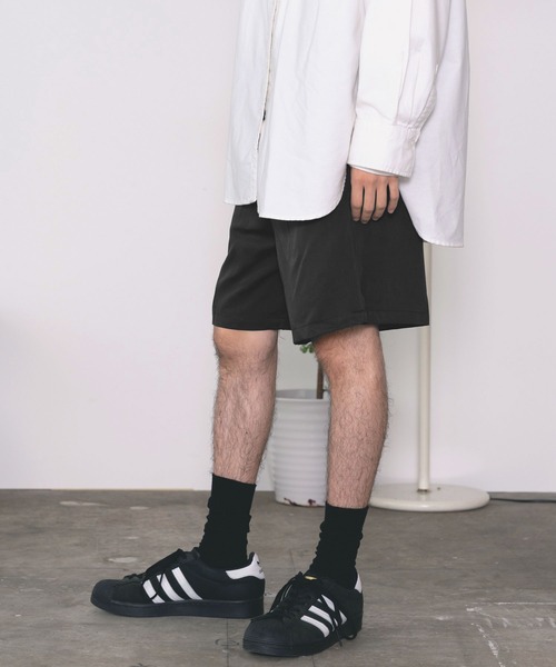 Theater code（シアターコード）の「tuck short/タックショーツ（スラックス・メンズ・ブラック/ダークグレー・S/M/L）」の13枚目の写真