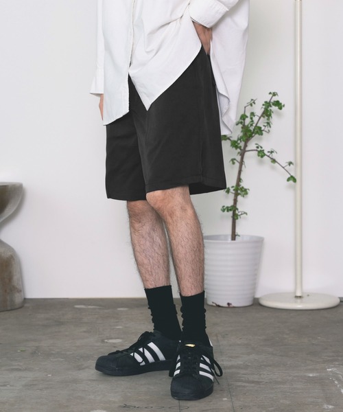 Theater code（シアターコード）の「tuck short/タックショーツ（スラックス・メンズ・ブラック/ダークグレー・S/M/L）」の12枚目の写真