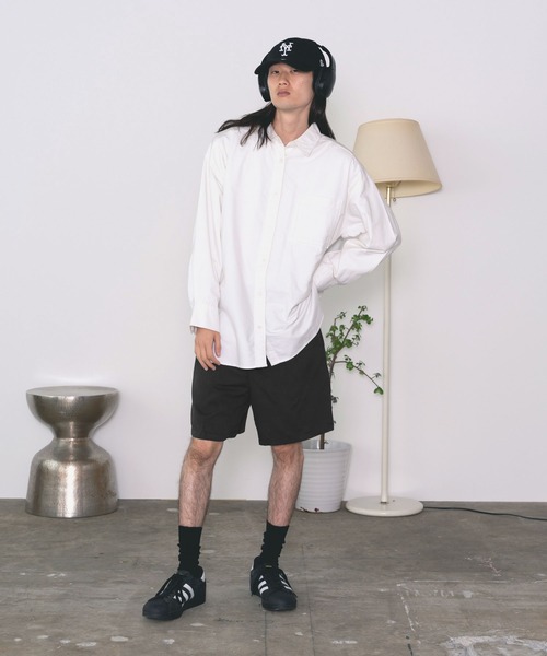 Theater code（シアターコード）の「tuck short/タックショーツ（スラックス・メンズ・ブラック/ダークグレー・S/M/L）」の16枚目の写真