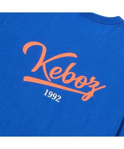 KEBOZ（ケボズ）の「ICON LOGO S/S TEE 3（Tシャツ/カットソー・メンズ・ホワイト/マスタード/クリーム/スカイブルー/ブルー/ブラック/ミックスグレー・M/L/2XL/S/XL）」の14枚目の写真