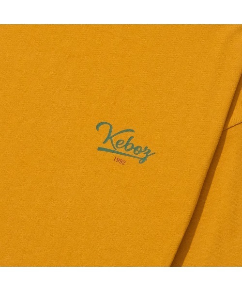 KEBOZ（ケボズ）の「ICON LOGO S/S TEE 3（Tシャツ/カットソー・メンズ・ホワイト/マスタード/クリーム/スカイブルー/ブルー/ブラック/ミックスグレー・M/L/2XL/S/XL）」の22枚目の写真