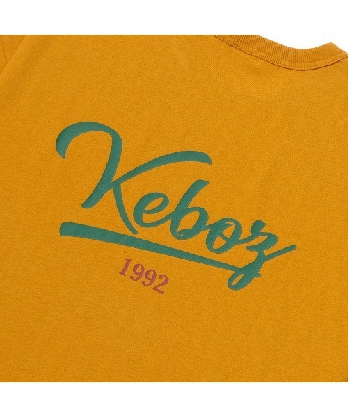 KEBOZ（ケボズ）の「ICON LOGO S/S TEE 3（Tシャツ/カットソー・メンズ・ホワイト/マスタード/クリーム/スカイブルー/ブルー/ブラック/ミックスグレー・M/L/2XL/S/XL）」の20枚目の写真