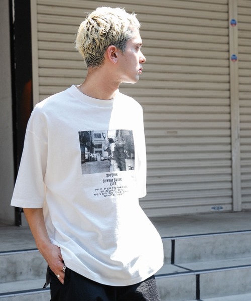ZOO YORK(ズーヨーク)の「∴WEGO/別注ZOOYORKグラフィックT(Tシャツ/カットソー・メンズ・ホワイト/ブラック/ホワイト系その他/ブラック系その他・MEDIUM/LARGE)」の3枚目の写真