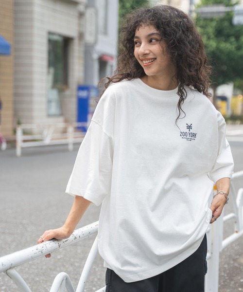 ZOO YORK(ズーヨーク)の「∴WEGO/別注ZOOYORKグラフィックT(Tシャツ/カットソー・メンズ・ホワイト/ブラック/ホワイト系その他/ブラック系その他・MEDIUM/LARGE)」の17枚目の写真