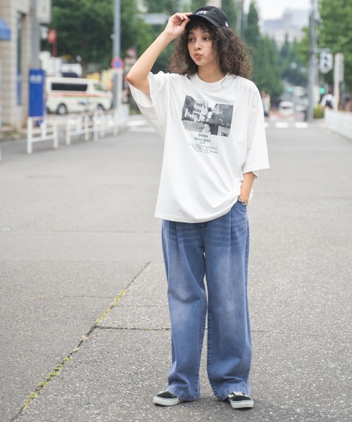ZOO YORK(ズーヨーク)の「∴WEGO/別注ZOOYORKグラフィックT(Tシャツ/カットソー・メンズ・ホワイト/ブラック/ホワイト系その他/ブラック系その他・MEDIUM/LARGE)」の22枚目の写真
