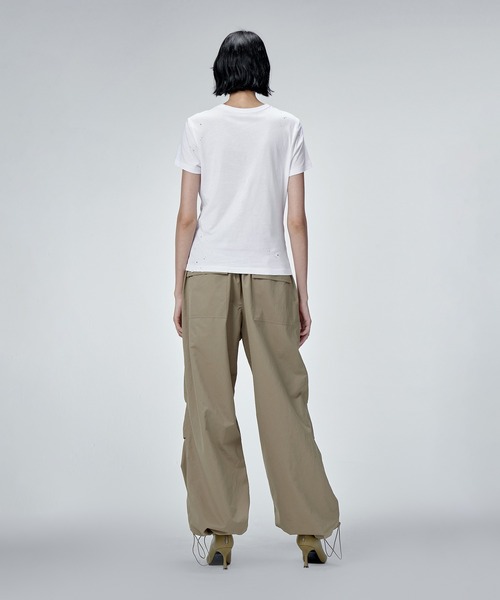 JNBY(ジェーエヌビーワイ)の「Drawstring Wide-leg Trousers(その他パンツ・レディース・ホワイト/ブラック/ベージュ・38/36/40)」の18枚目の写真