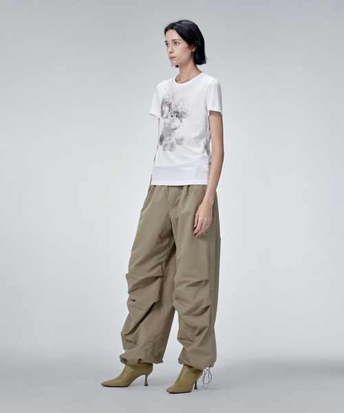 JNBY(ジェーエヌビーワイ)の「Drawstring Wide-leg Trousers(その他パンツ・レディース・ホワイト/ブラック/ベージュ・38/36/40)」の16枚目の写真