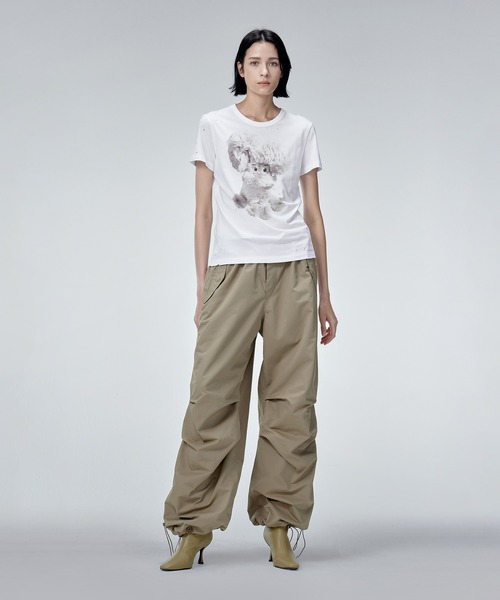 JNBY(ジェーエヌビーワイ)の「Drawstring Wide-leg Trousers(その他パンツ・レディース・ホワイト/ブラック/ベージュ・38/36/40)」の17枚目の写真